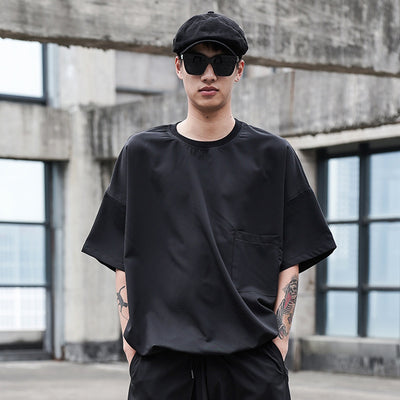 Loose drop shoulder shirt T-shirt - style4life